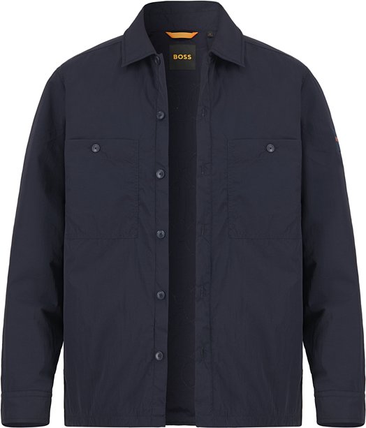 Thumbnail - BOSS Orange Herren Overshirt blau
