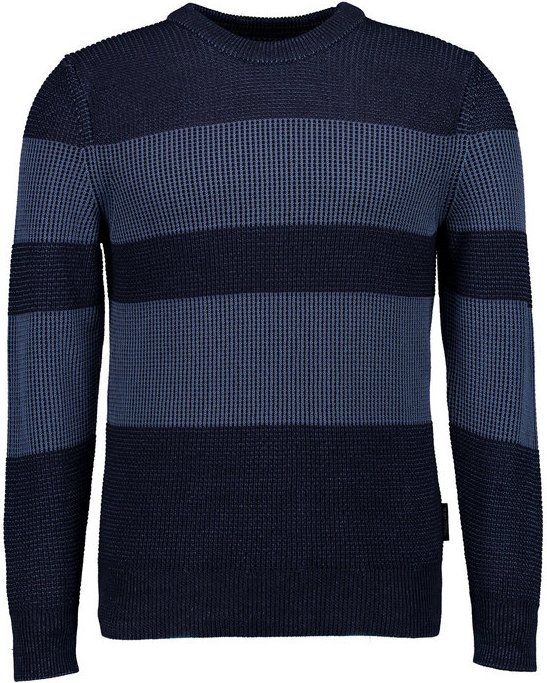 Thumbnail - Marc O'Polo Herren Pullover blau Gestreift