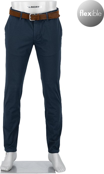Alberto Herren Chino blau Slim Fit