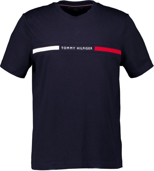 Tommy Hilfiger Herren T-Shirt blau Slim Fit