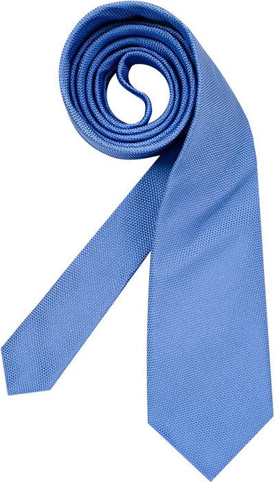 Ascot Herren Krawatte blau Gemustert,unifarben