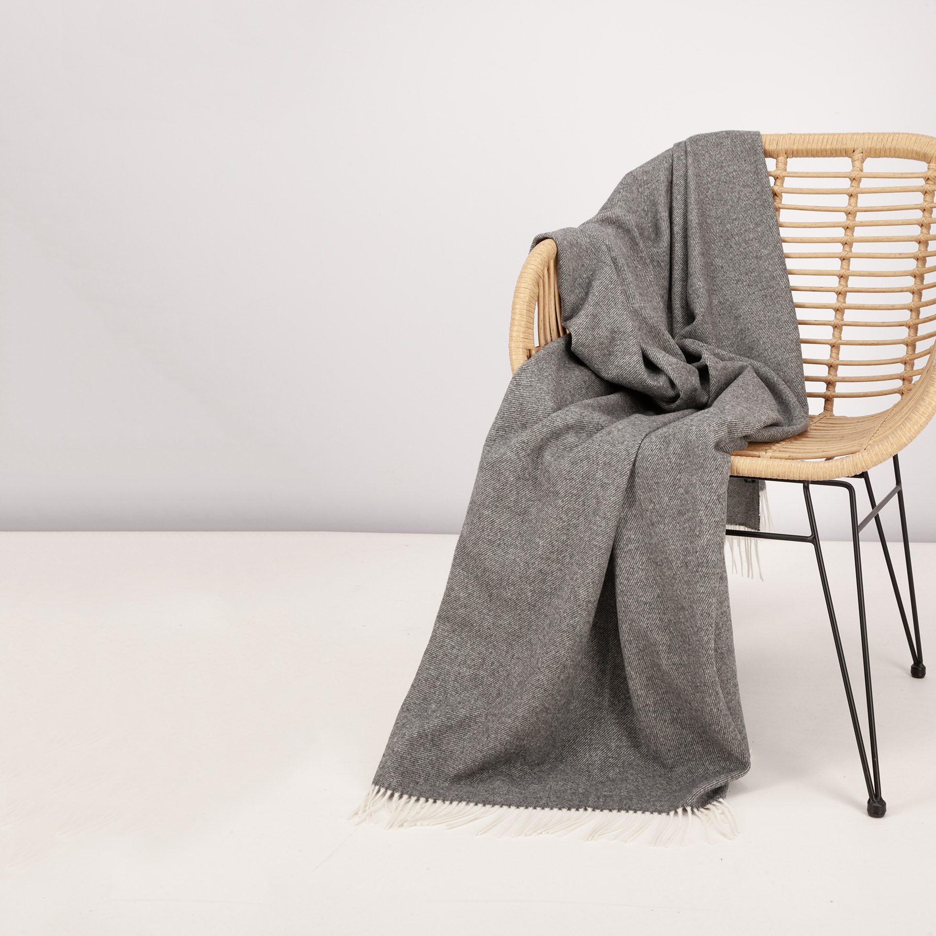 Eagle Herren Decke grau meliert