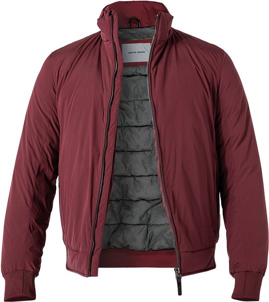 Thumbnail - Pierre Cardin Herren Jacke rot unifarben