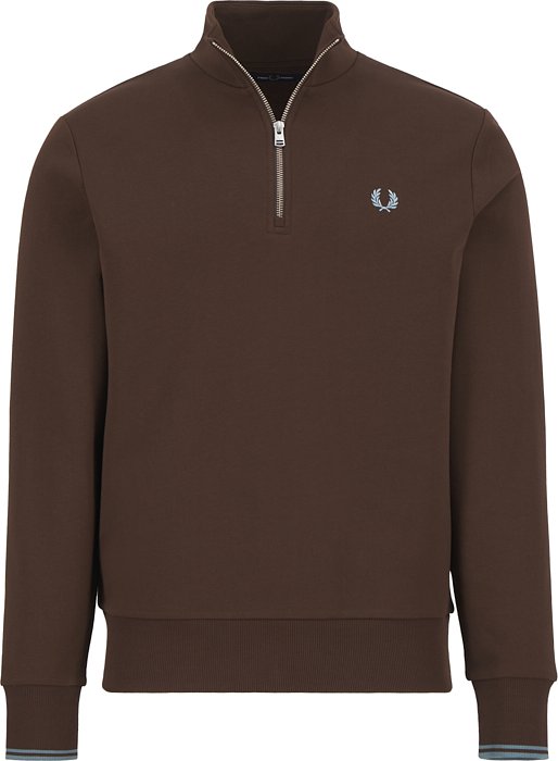 Fred Perry Herren Troyer braun unifarben