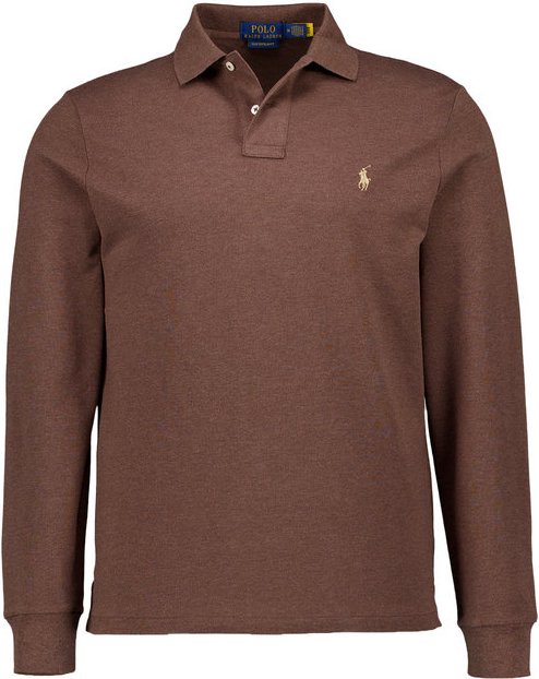 Polo Ralph Lauren Herren Polo-Shirts braun Slim Fit