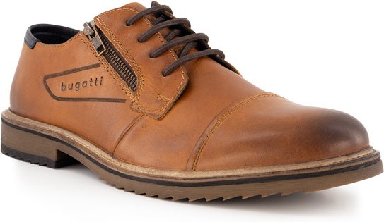 Thumbnail - bugatti Herren Schnürschuhe braun Glattleder