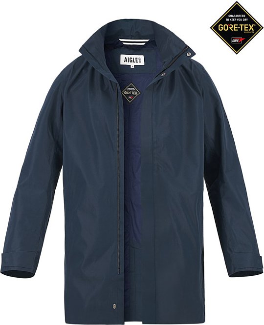Aigle Herren Funktionsjacke blau uni mit Motiv