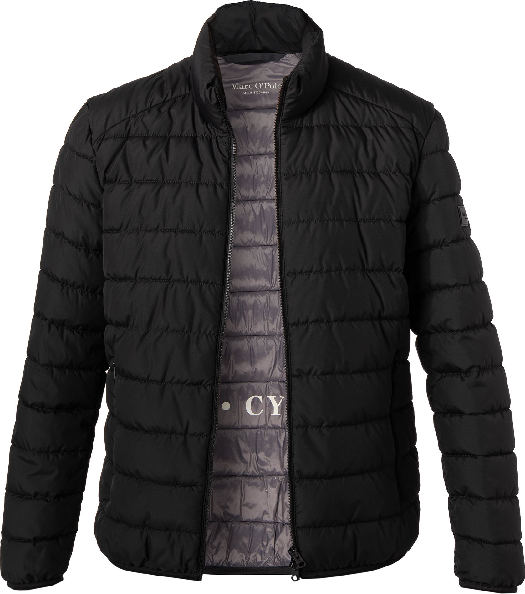 Marc O'Polo Herren Steppjacke schwarz unifarben