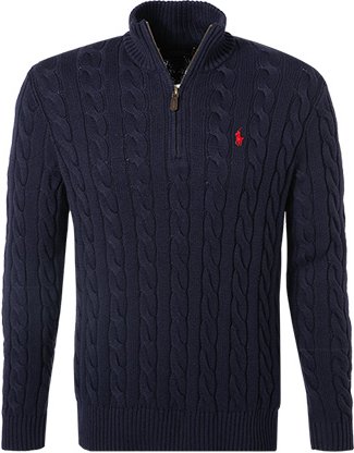 Polo Ralph Lauren Herren Troyer blau unifarben