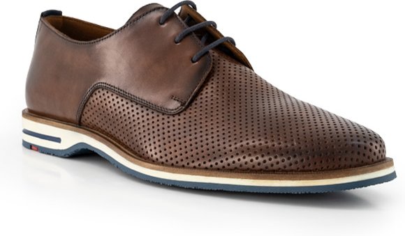 LLOYD Herren Schnürschuhe braun, cognac Glattleder