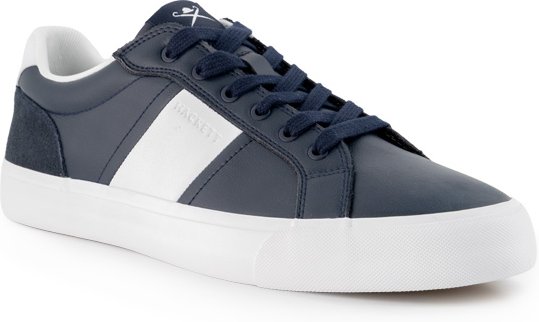 HACKETT Herren Sneaker blau Glattleder