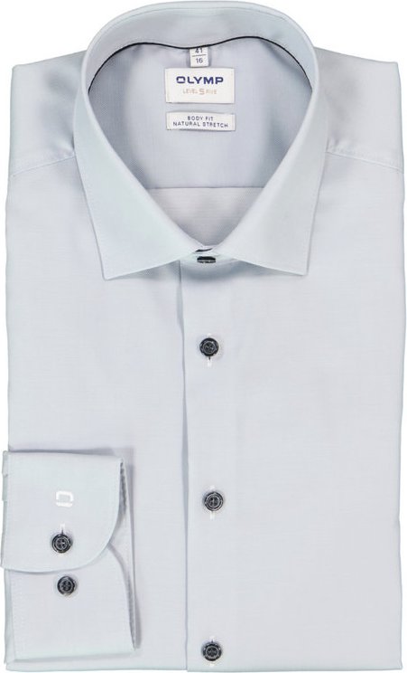 OLYMP Herren Hemd grau