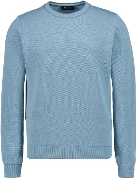 MAERZ Muenchen Herren Pullover blau unifarben