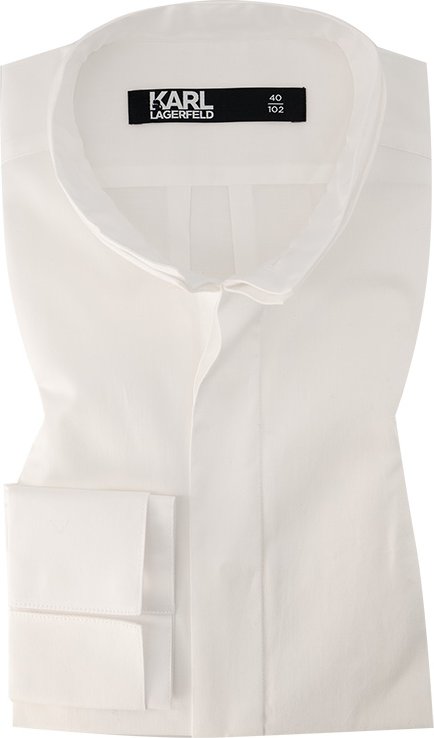 KARL LAGERFELD Herren Hemd weiß