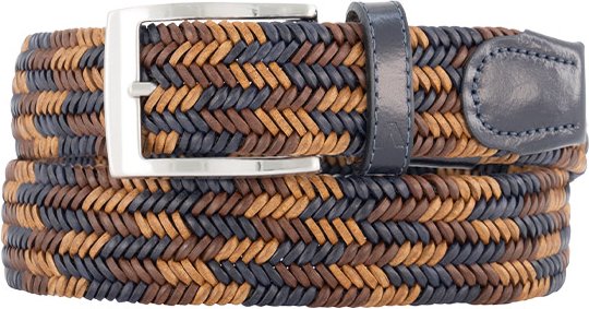 Alberto Herren Gürtel multicolor Textil