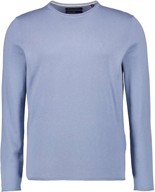 Marc O'Polo Herren Pullover blau unifarben