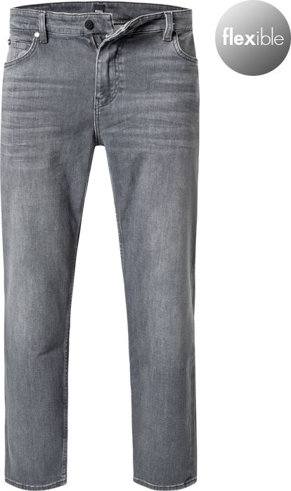 BOSS Black Herren Jeans grau