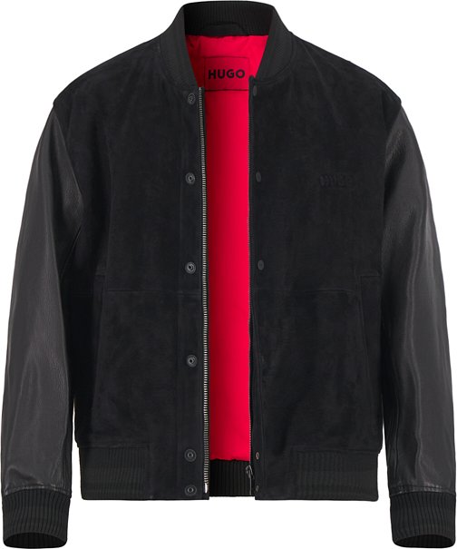 HUGO Herren Jacken schwarz unifarben