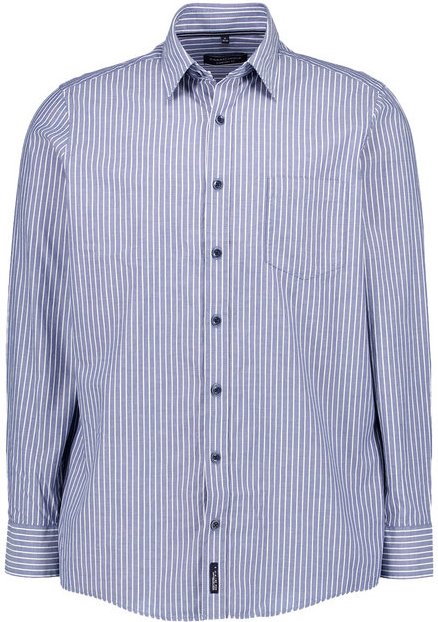 Thumbnail - CasaModa Herren Hemd blau gestreift Comfort Fit