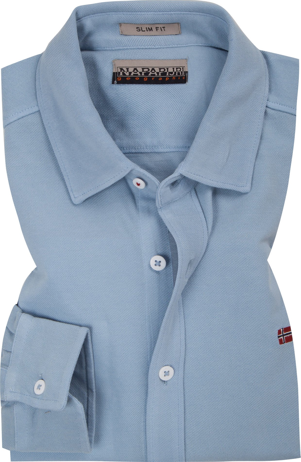 Thumbnail - NAPAPIJRI Herren Hemd blau Slim Fit
