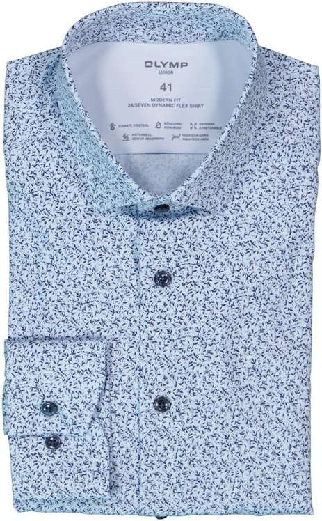 OLYMP Herren Hemd blau
