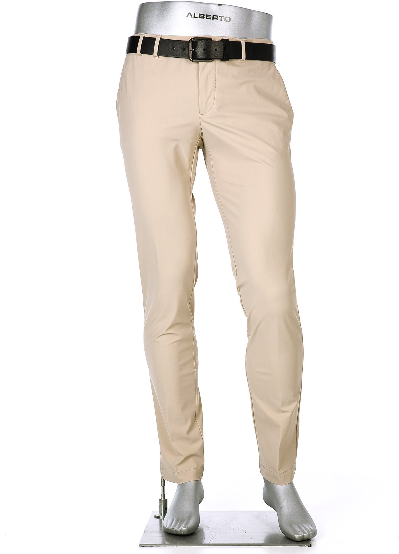 Alberto Golf Herren Golfhose beige Slim Fit