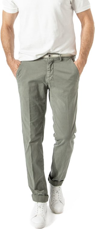Mason's Herren Hose grün Slim Fit