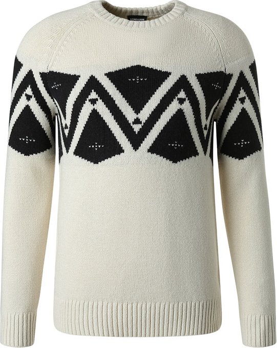 Strellson Herren Pullover weiß Norweger