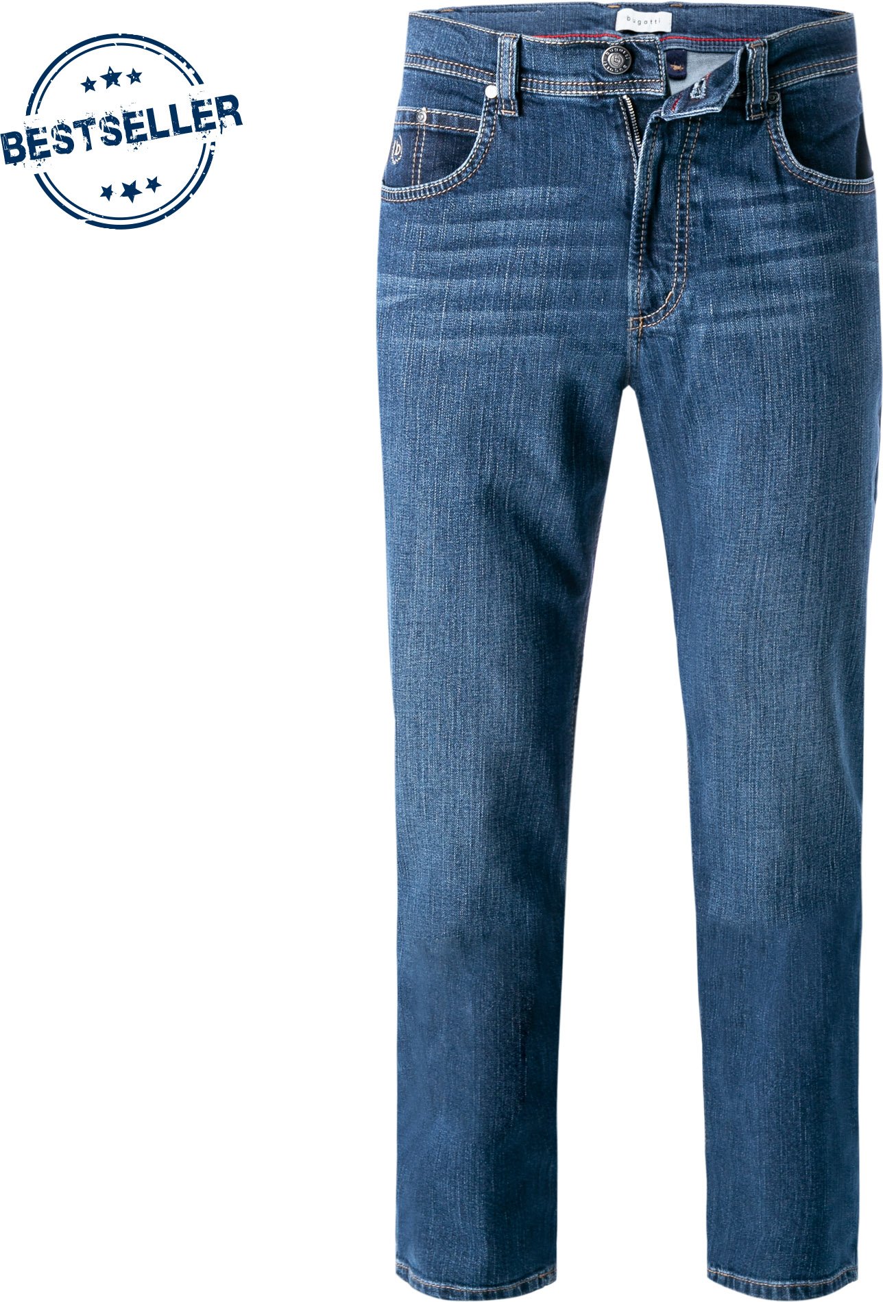 Thumbnail - bugatti Herren Jeans blau