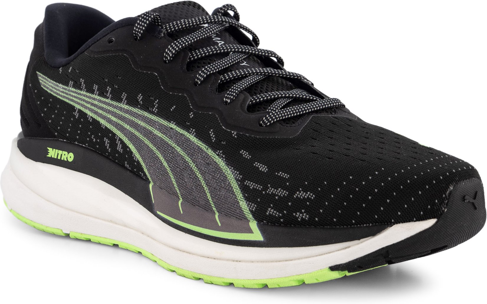 Thumbnail - PUMA Herren Laufschuhe schwarz Textil & Canvas