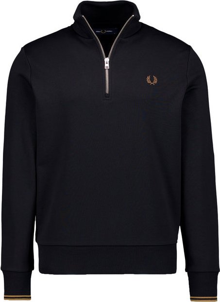 Fred Perry Herren Troyer schwarz unifarben
