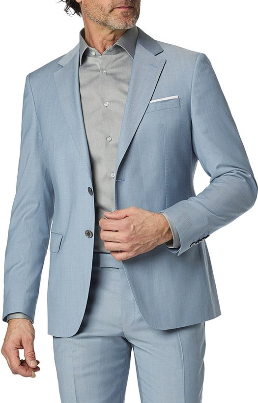 JOOP! Herren Sakko blau meliert Slim Fit