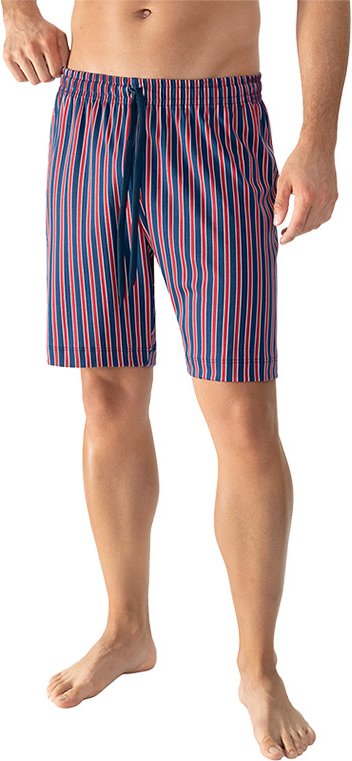 Thumbnail - Mey Herren Pyjamashorts rot Jersey-Baumwolle Gemustert