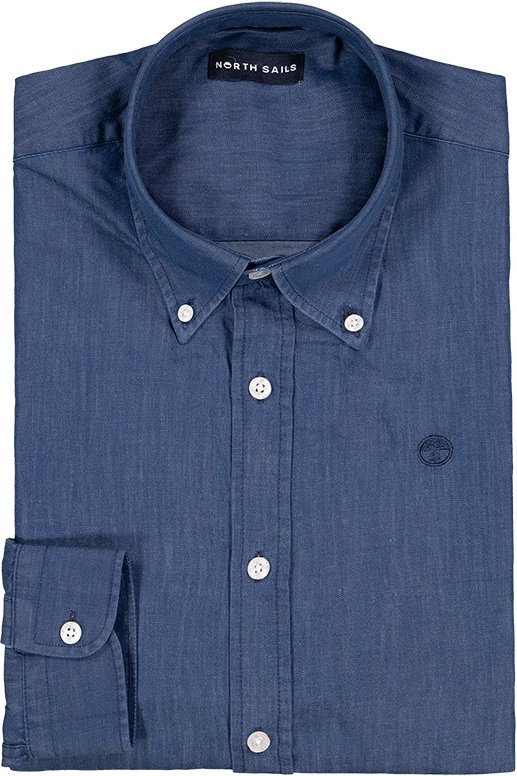 Thumbnail - NORTH SAILS Herren Jeanshemd blau