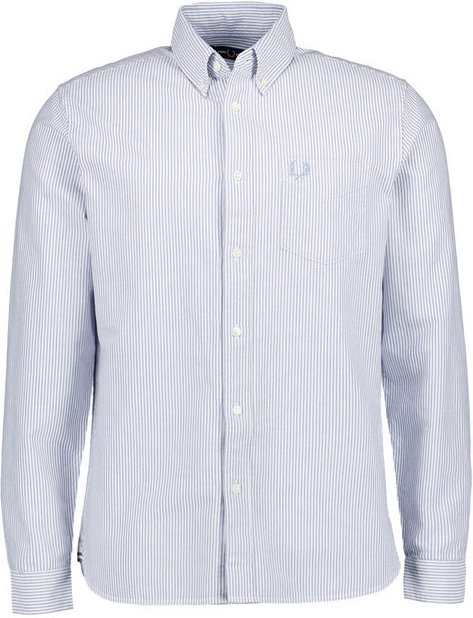 Fred Perry Herren Hemd blau,weiß gestreift
