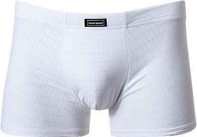 Thumbnail - bruno banani Herren Shorts weiß Mikrofaser/Funktion unifarben