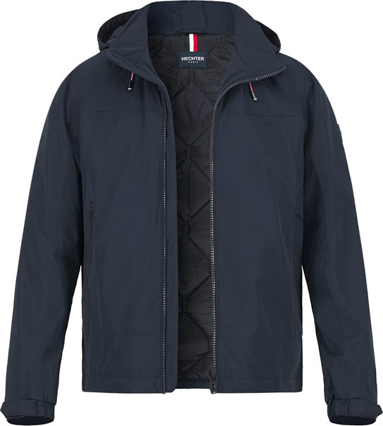 HECHTER PARIS Herren Jacke blau unifarben