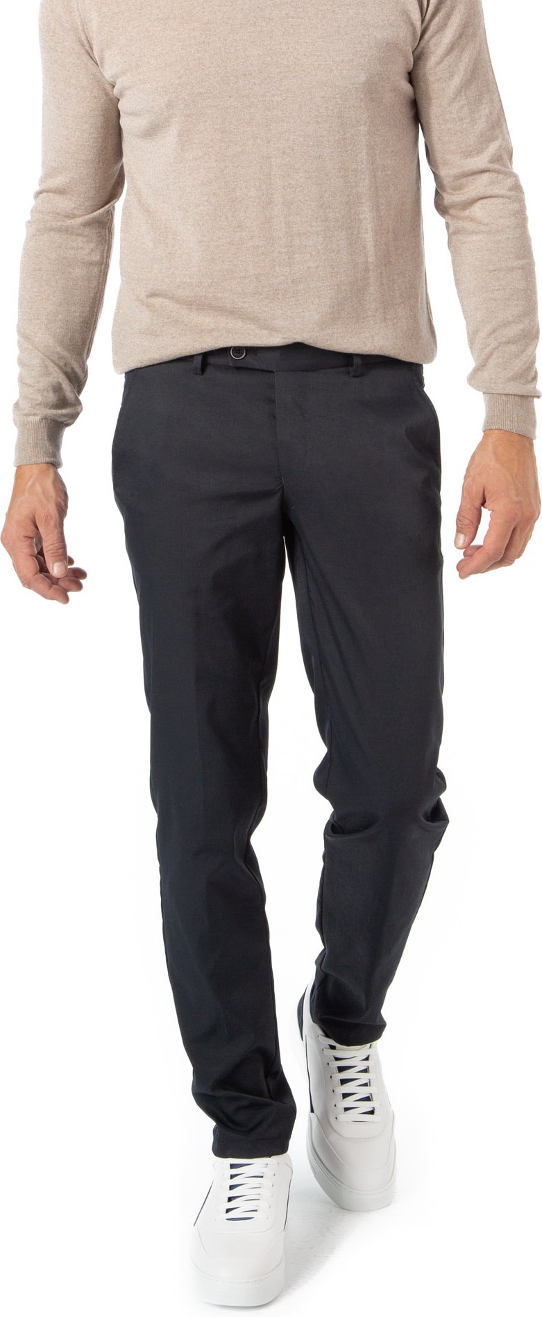 HILTL Herren Hose schwarz Slim Fit