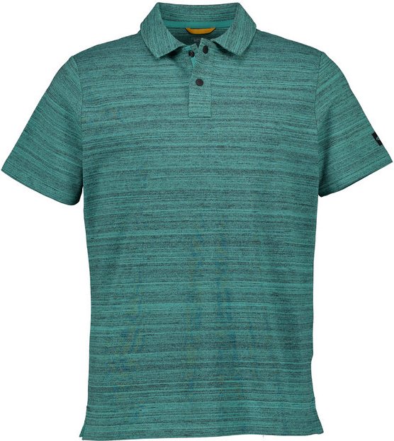 camel active Herren Polo-Shirt grün meliert