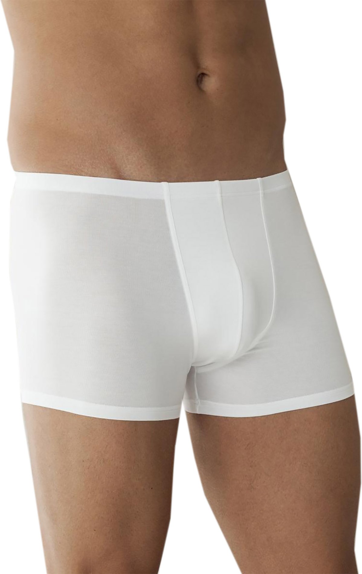 Zimmerli Herren Pant weiß Viskose/Modal unifarben