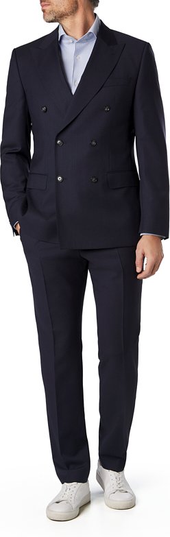 BOSS Black Herren Anzug blau Slim Fit