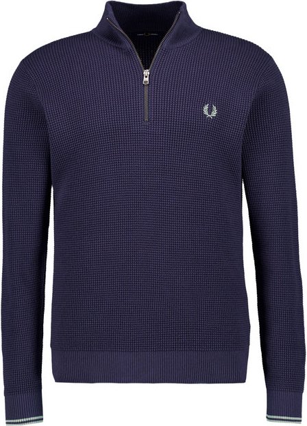 Fred Perry Herren Troyer blau unifarben