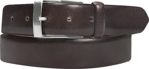 POST & CO Herren Gürtel braun Glattleder