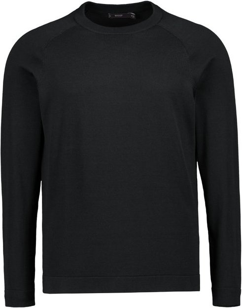 BOGGI MILANO Herren Pullover schwarz unifarben