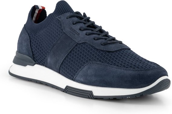 HECHTER PARIS Herren Sneaker blau Velours