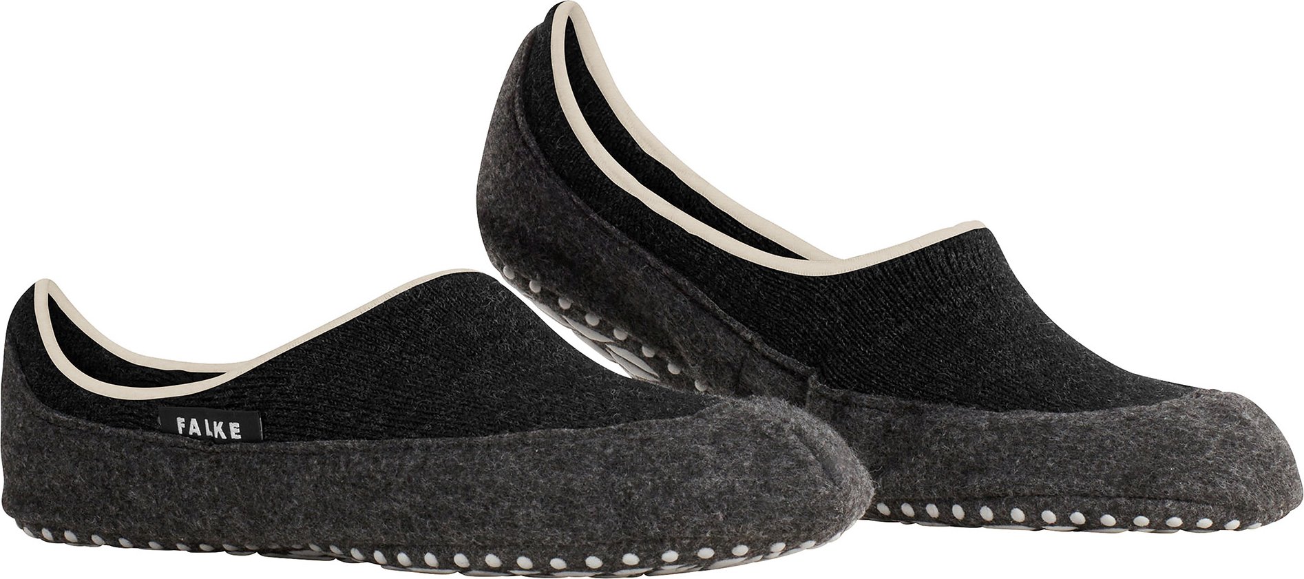 Thumbnail - Falke Herren Cosyshoe grau Merinowolle unifarben