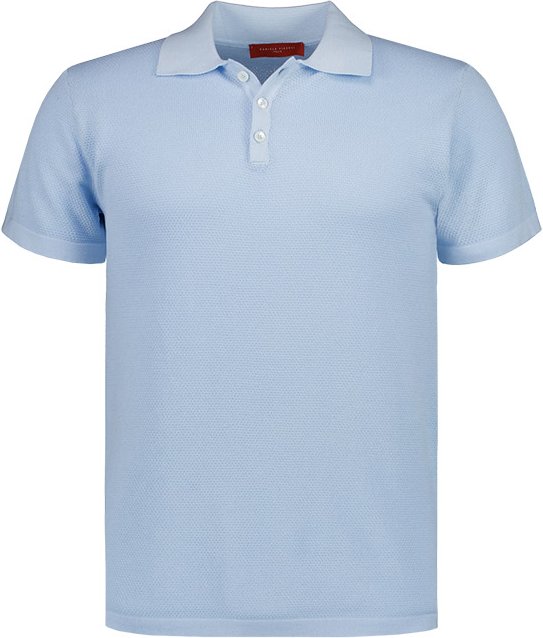 DANIELE FIESOLI Herren Polo-Shirt blau