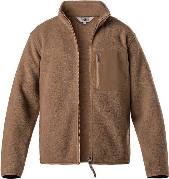 Thumbnail - Aigle Herren Fleecejacke beige