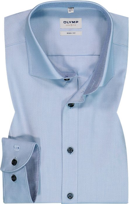 OLYMP Herren Hemd blau