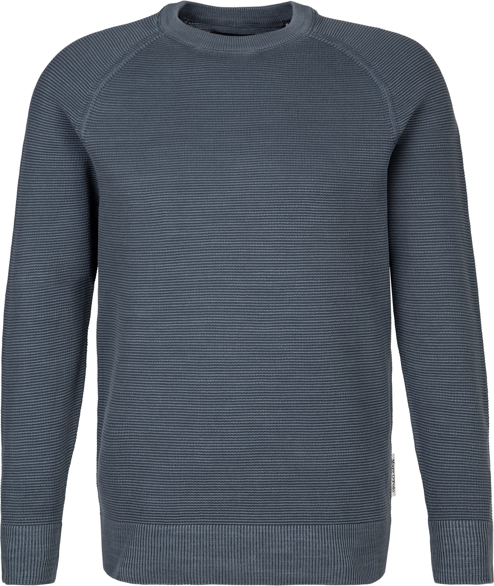 Marc O'Polo Herren Pullover blau unifarben
